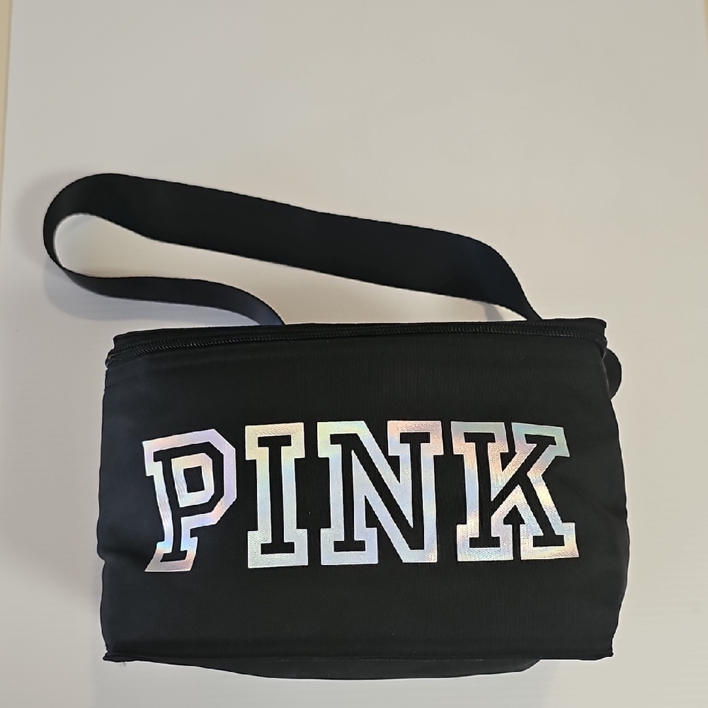 PINK Victoria's Secret Black Cooler Bag - Picture 2 of 5